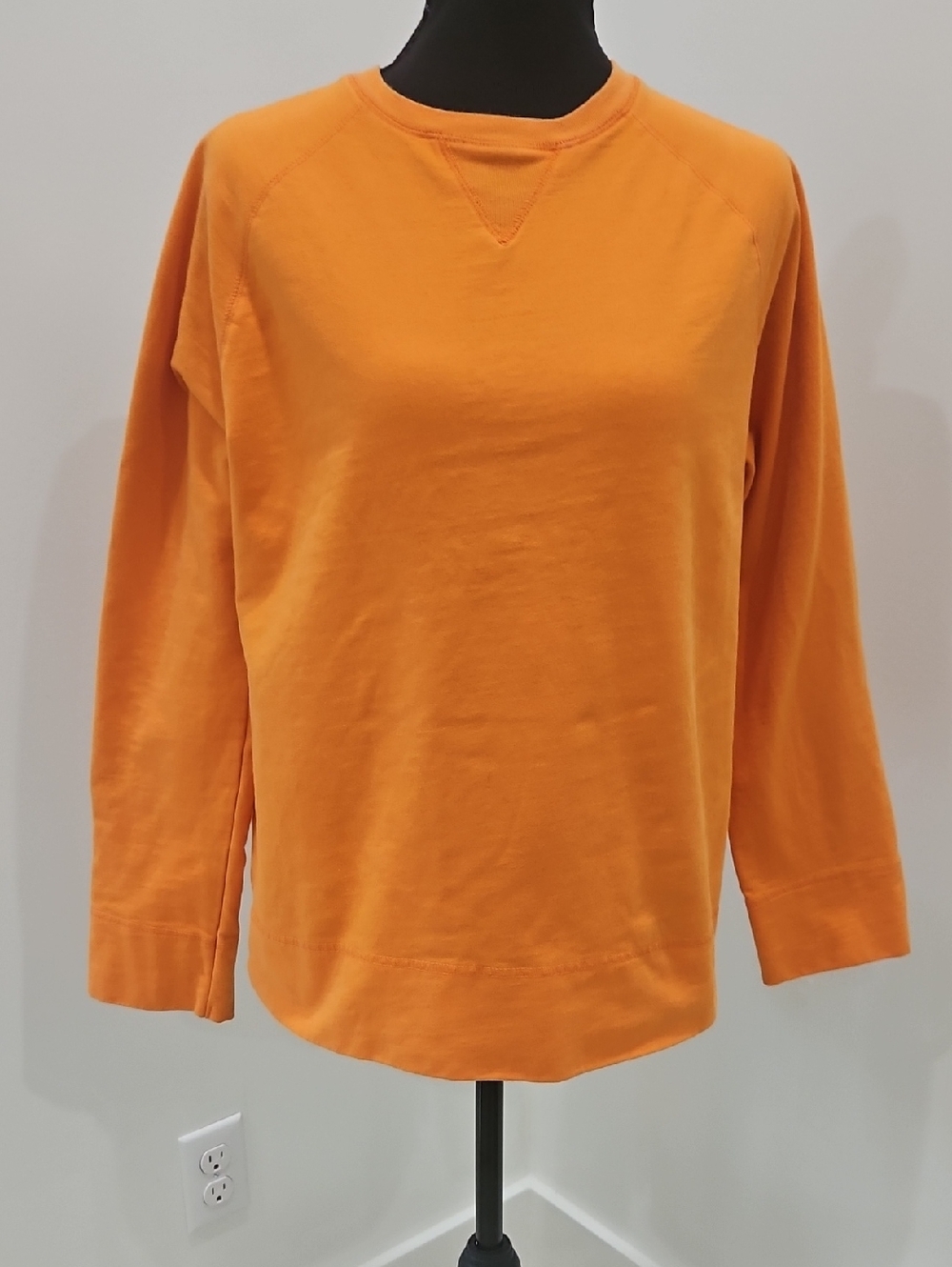 Chadwicks Women's VTG Orange Crewneck Pullover 100% Cotton